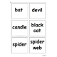 Halloween Word to Picture Matching Activity